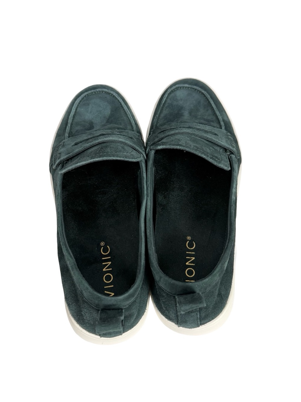 Vionic Women’s Uptown Loafer Green Suede Size 8.5 EUC - Picture 7 of 10